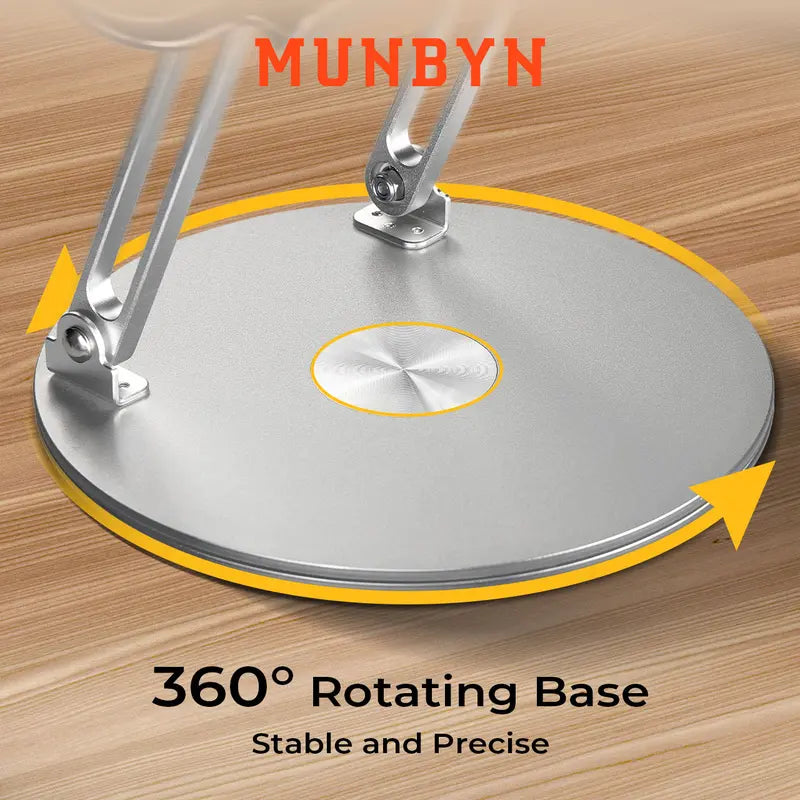 Grey rotating laptop stand original image original image 4