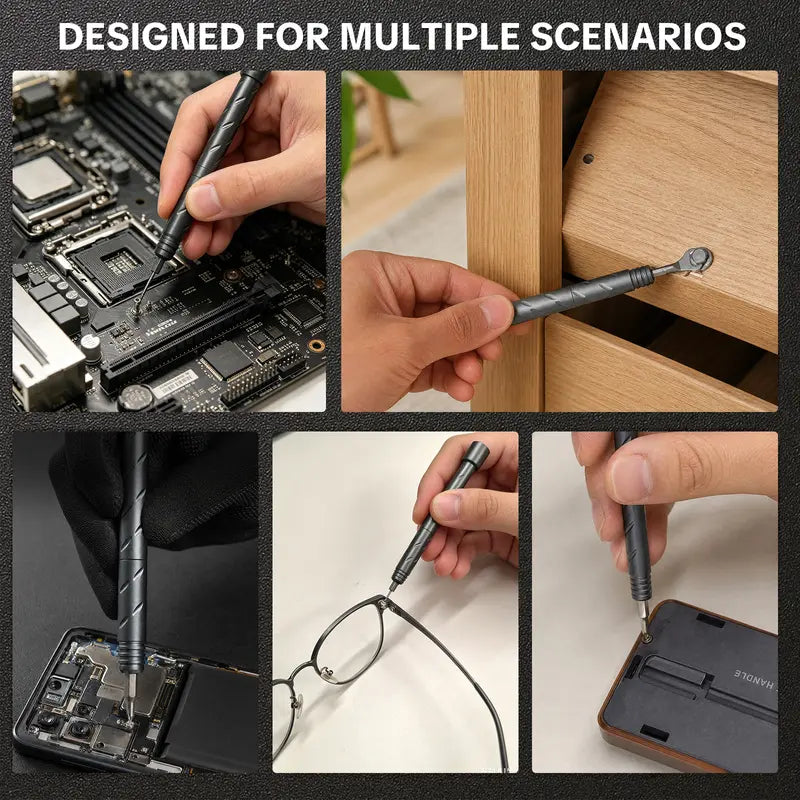 55-in-1 Magnetic Precision Screwdriver Toolkit for Electronics & Home Repair