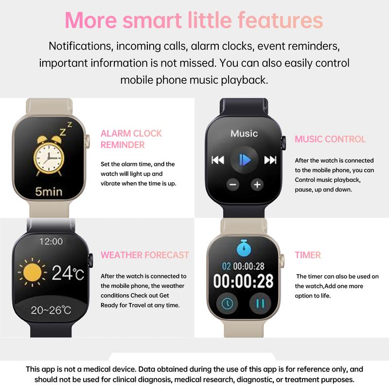 HD Touchscreen Smartwatch with Bluetooth Calling & Health Tracking