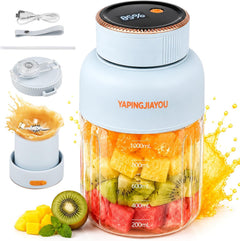 USB Rechargeable Portable Blender with Digital Display – 33oz