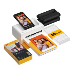KODAK Dock Plus 4×6 Photo Printer – Bluetooth & 50-Sheet Bundle