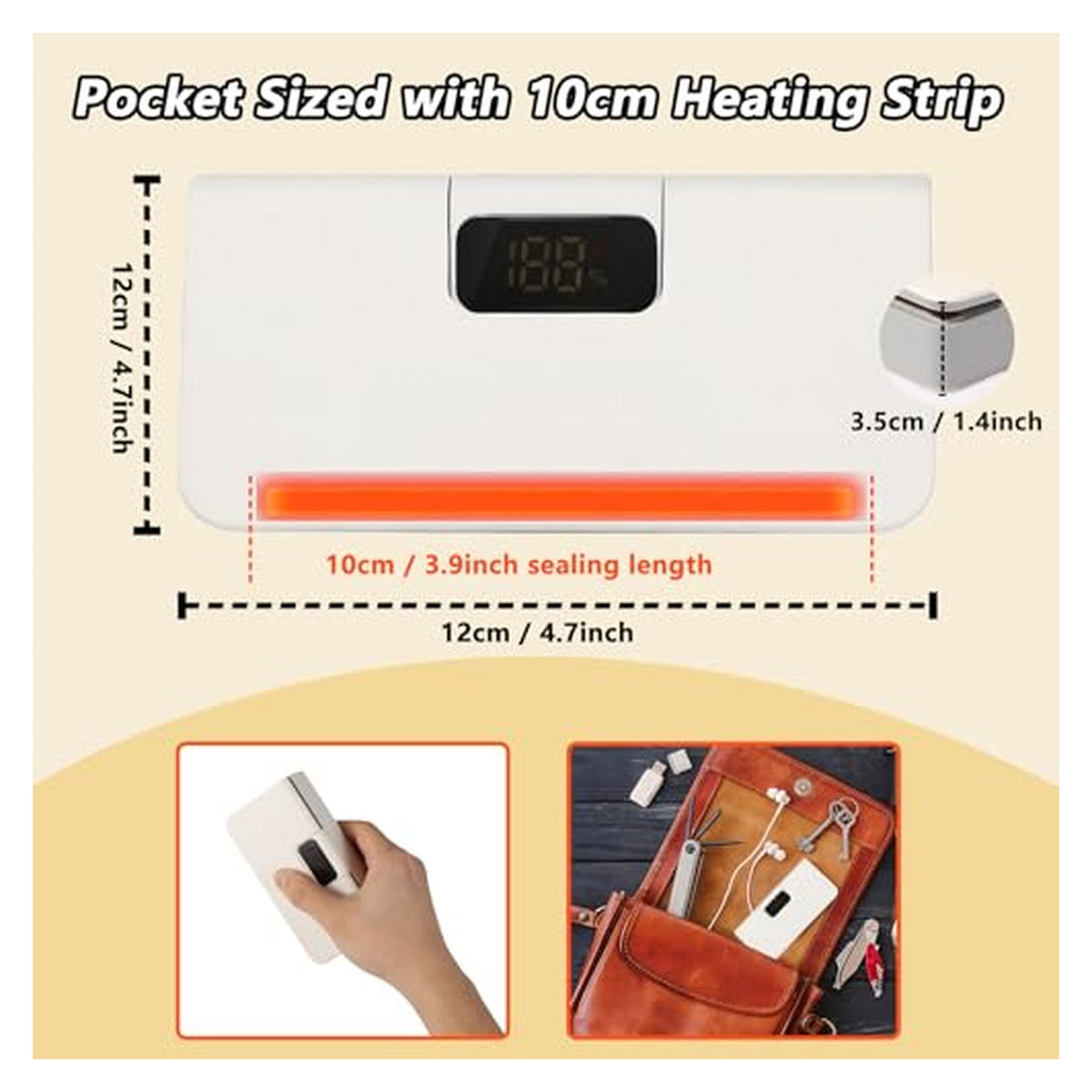 Rechargeable Mini Bag Sealers – Two-Pack original product photo