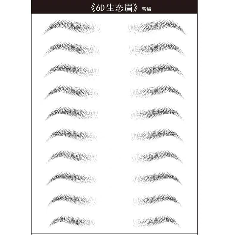 Water-Transfer Eyebrow Tattoos – Twenty Pairs – original product view