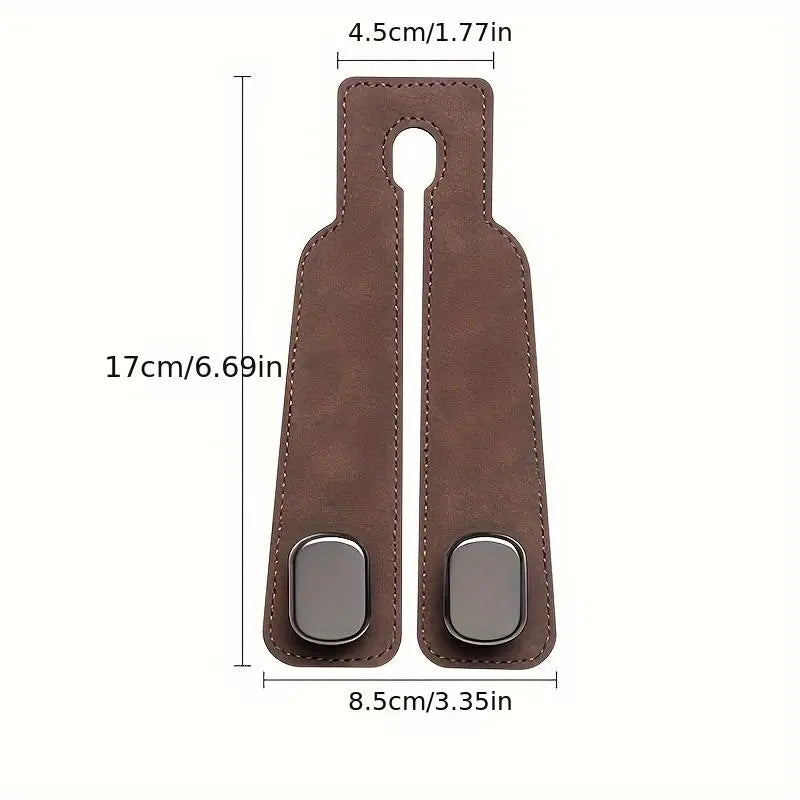 PU Leather Car Seat Back Storage Hook - C857 original product photo 2