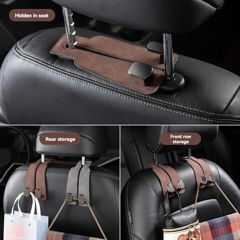PU Leather Car Seat Back Storage Hook - C857 original product photo 5