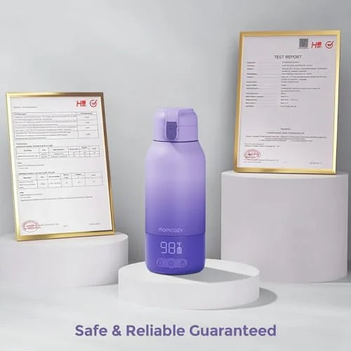 Momcozy Portable Milk & Water Warmer – 17oz – Light Purple source view 7