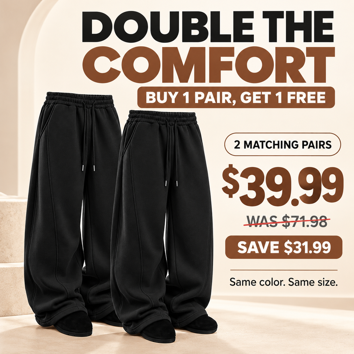 Double the comfort