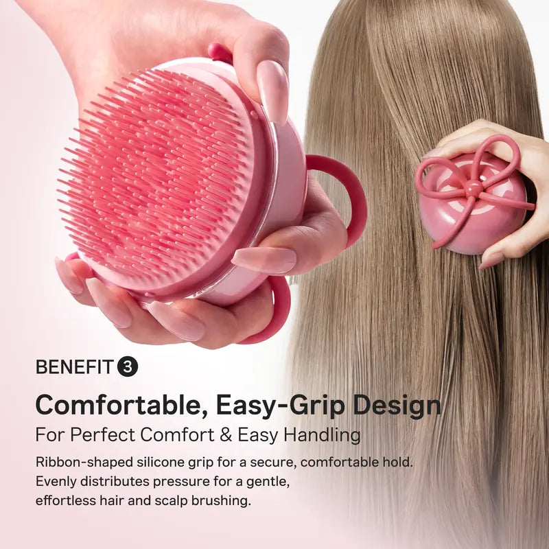 Ribbon Grip Detangling Hair Brushes - Two-Brush Set original product photo 6