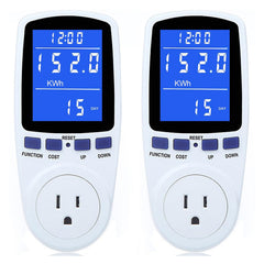Digital Electricity Usage Monitors – Two-Pack