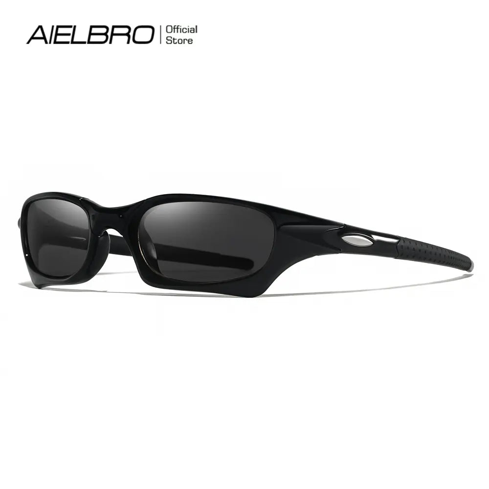 AIELBRO Small-Frame Sports Sunglasses – Black Matching Duo – source product view