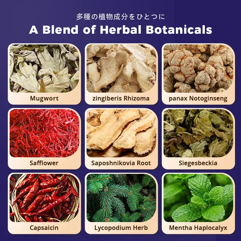 Herbal Warming Patches – Three Packs of Seven – product view