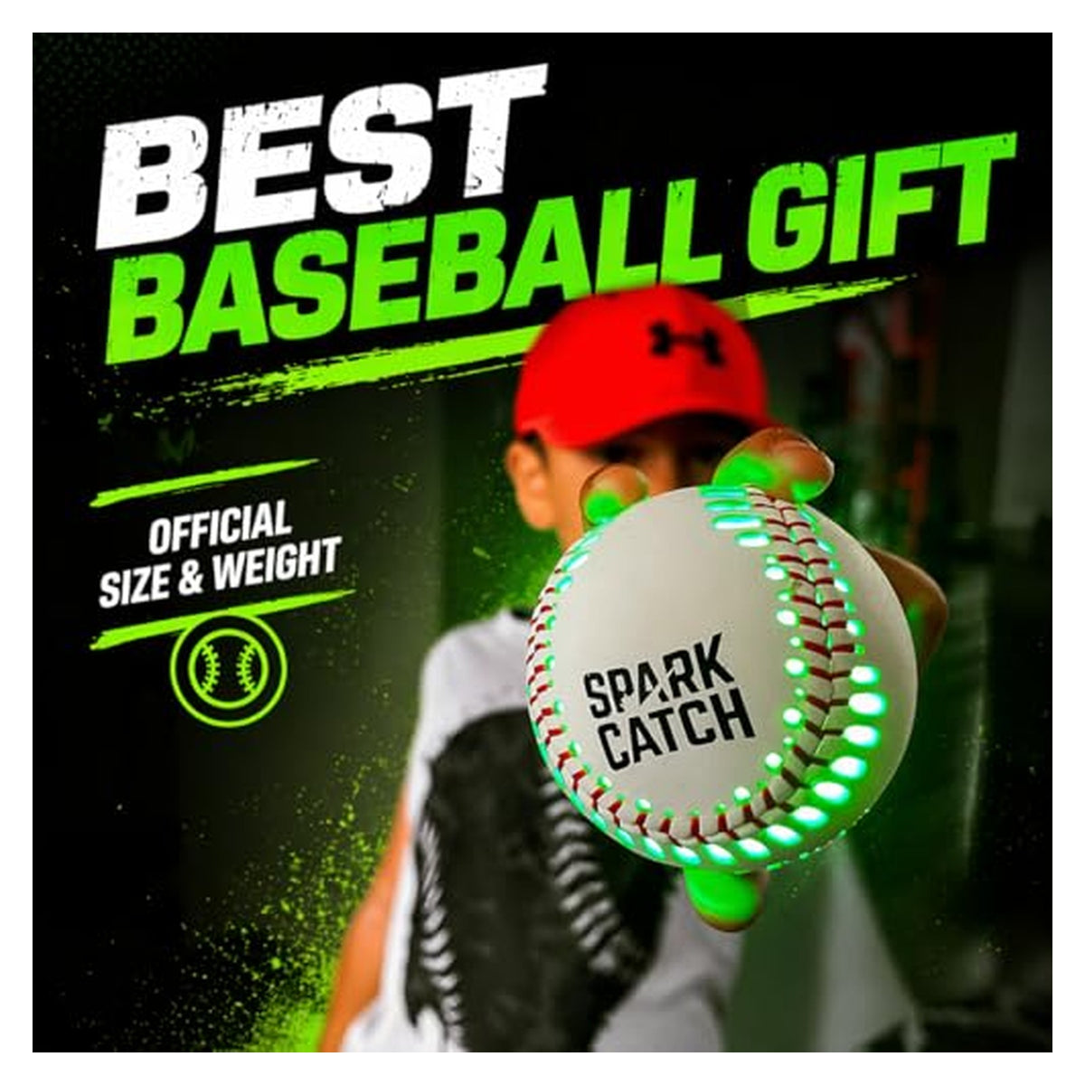 SPARK CATCH Impact-Activated Light-Up Baseball — source image 5