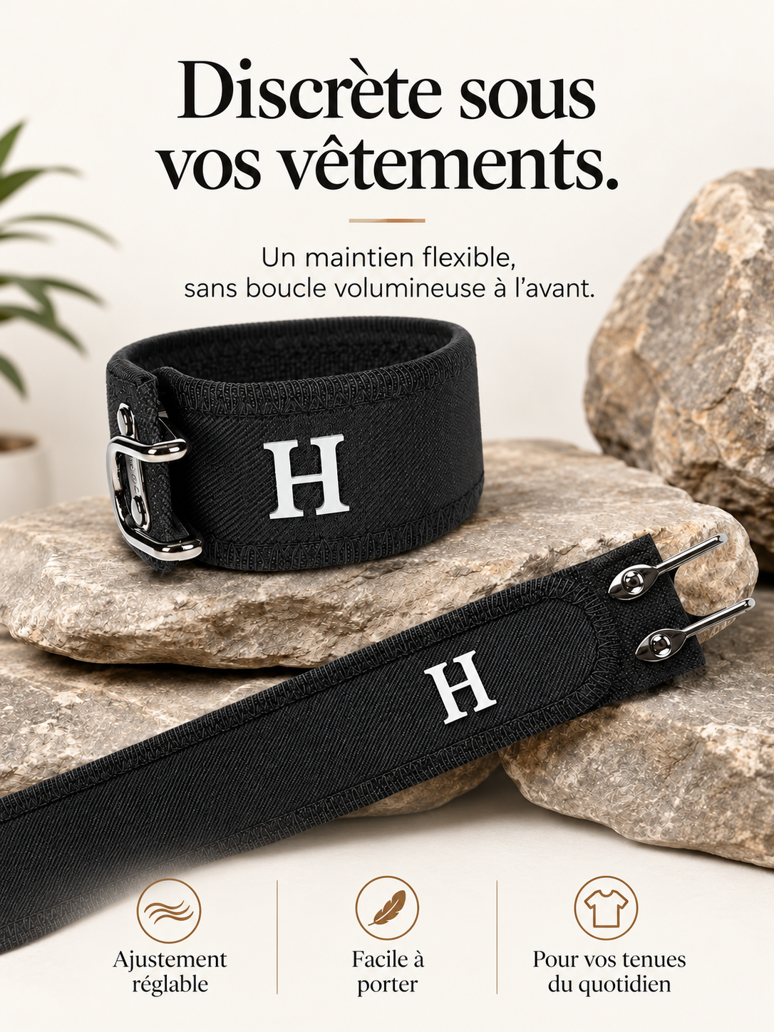Ceinture élastique sans boucle HAILTH · detail-3 · Français