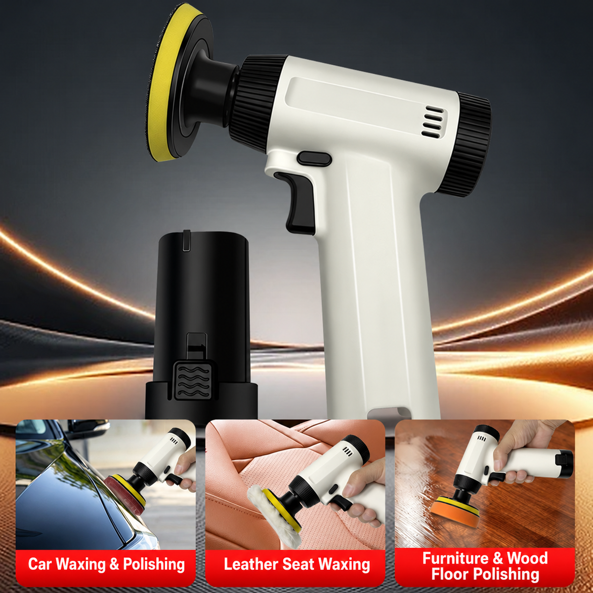 Car, seat and wood polishing applications