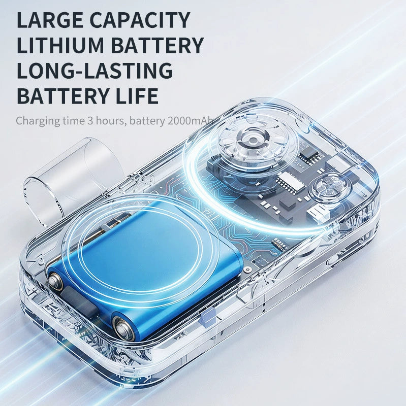 Built-in rechargeable battery