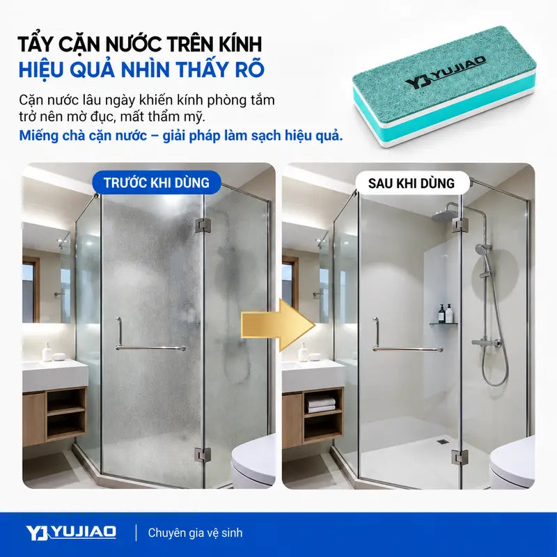 YUJIAO Glass Cleaning Pads – Four-Piece Set – source product view