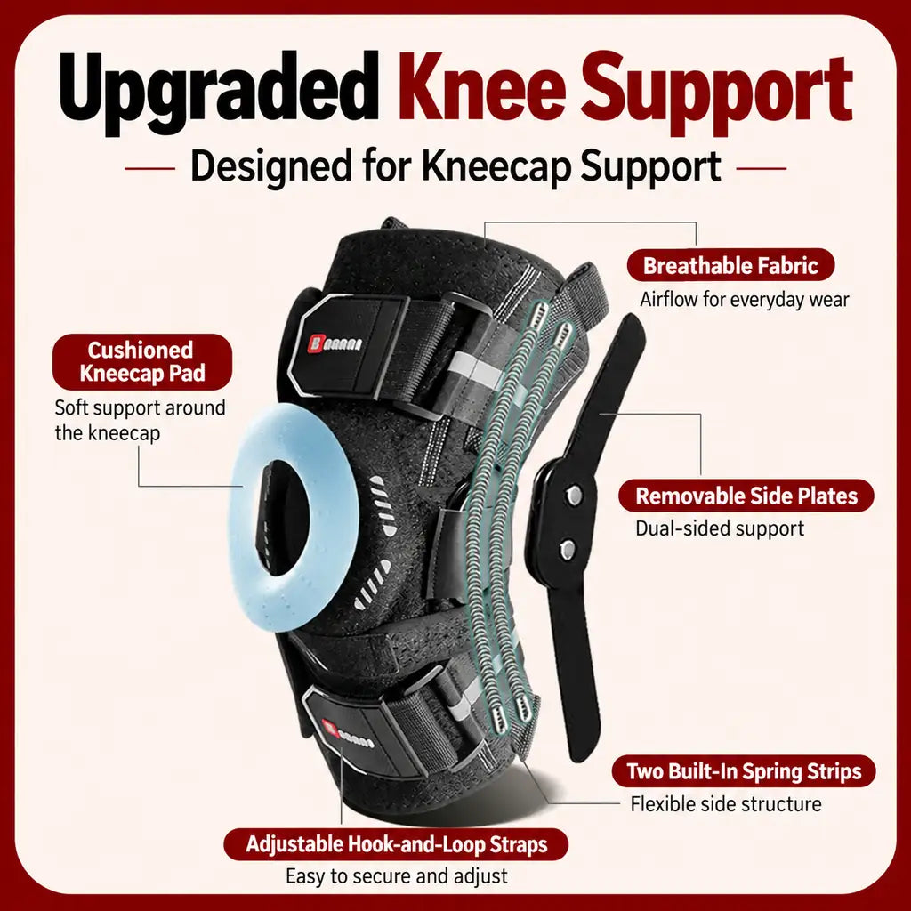 Adjustable Open-Kneecap Support Brace – original product view