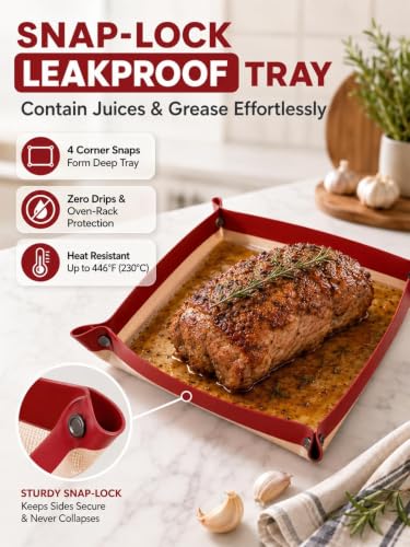 Snap-Lock Silicone Baking Mats – Matching Duo – product view