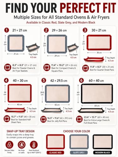Snap-Lock Silicone Baking Mats – Matching Duo – product view