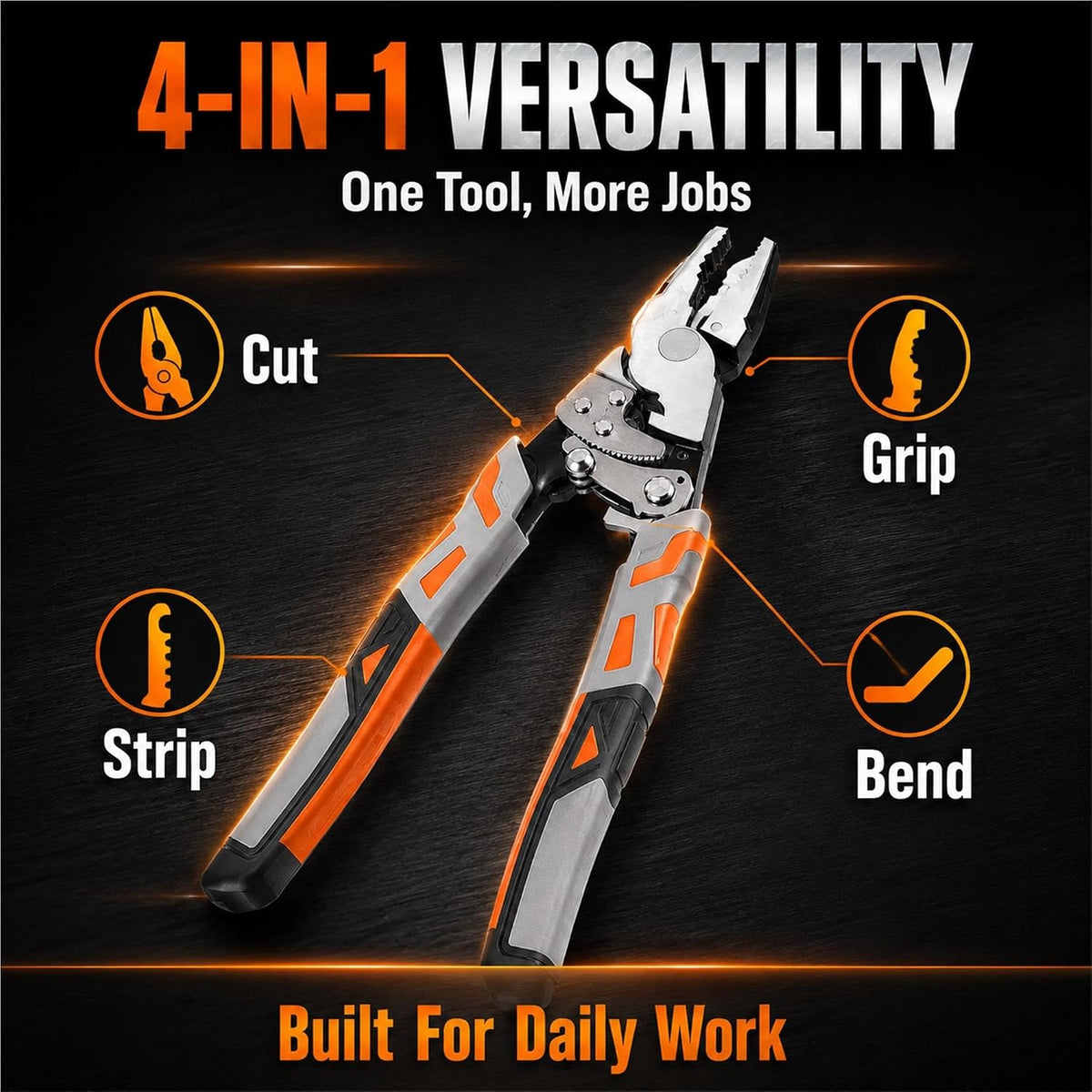 Eskrut Ratchet Self-Locking Wire Cutter product view 4