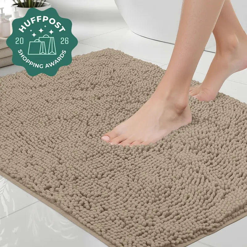 Gorilla Grip chenille bath rug original gallery image 1