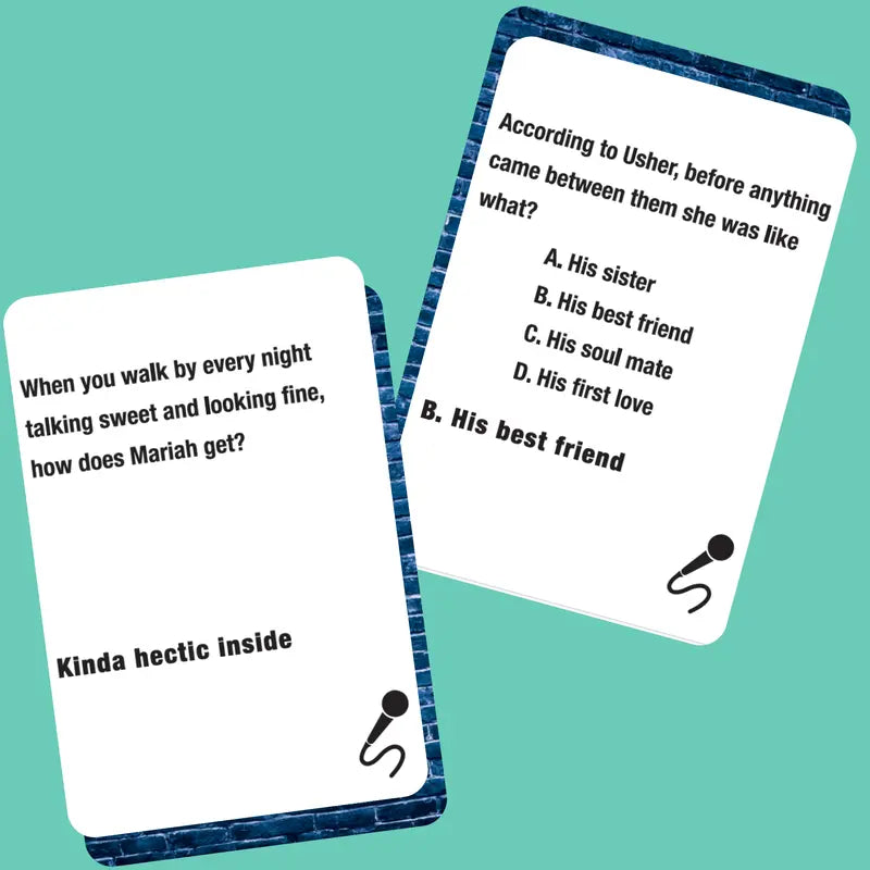 Lyrically Correct 90s R&B Expansion Pack – 80 Cards – product view