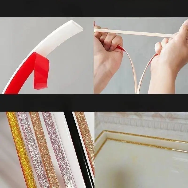 Self-Adhesive White Caulk Strip - Four 6 m Rolls — source product illustration