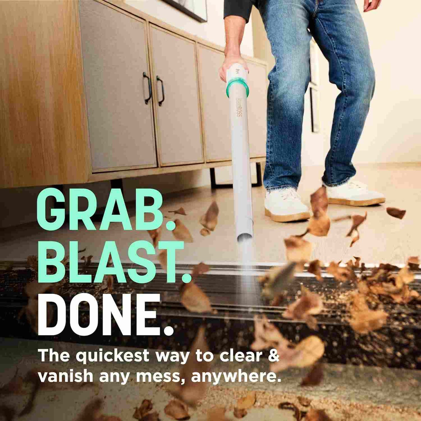Cordless Handheld Air Blaster & Multi-Surface Cleaning System