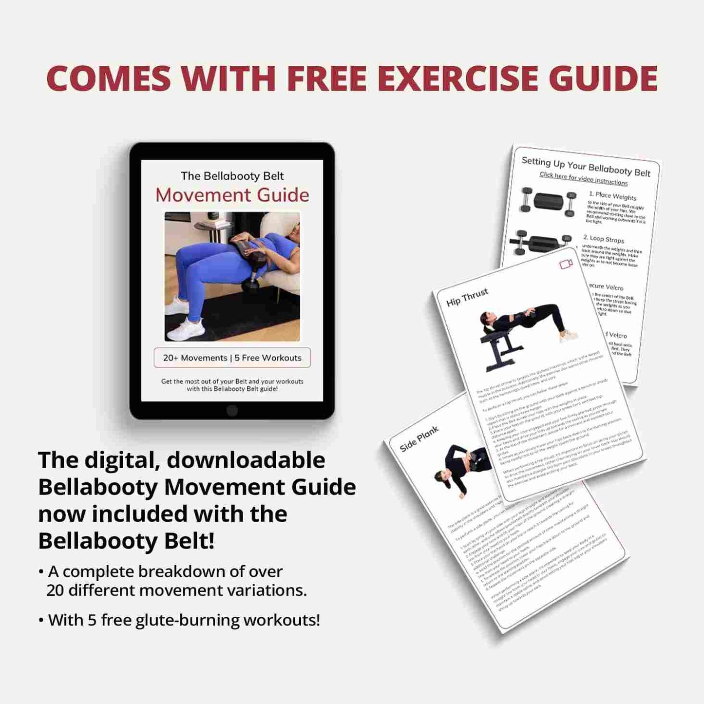 Heavy-Duty Dumbbell & Kettlebell Hip Thrust Belt – Ultimate Glute Trainer | Buy 1 Get 1 Free