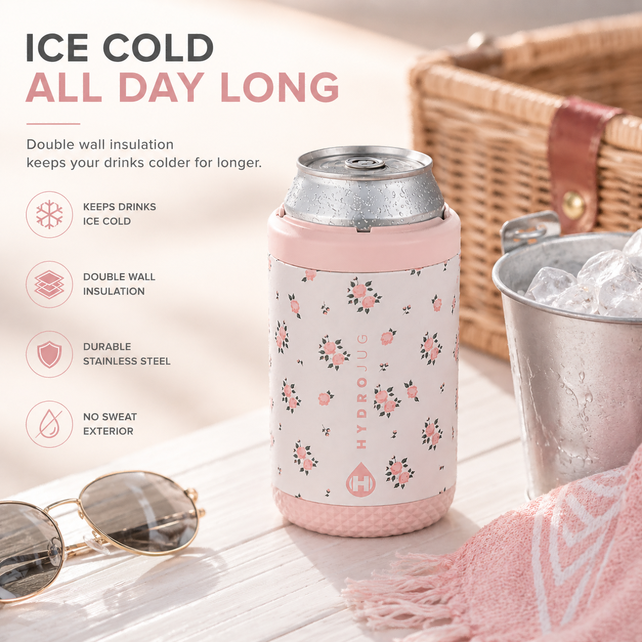 Keep Your Drinks Ice Cold Until the Very Last Sip