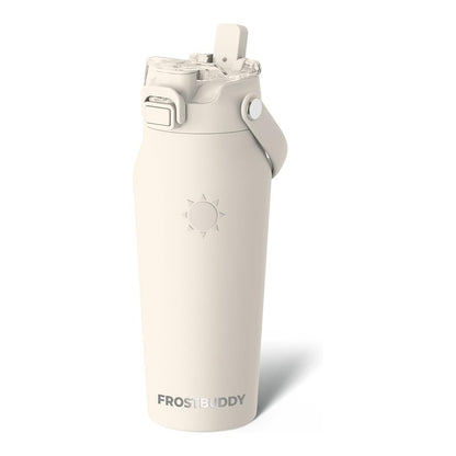2-in-1 Straw & Chug Insulated Stainless Steel Water Bottle with Detachable Strap