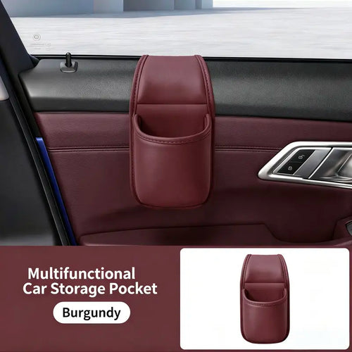 Car Door Hanging Cup Holder & Storage Pocket