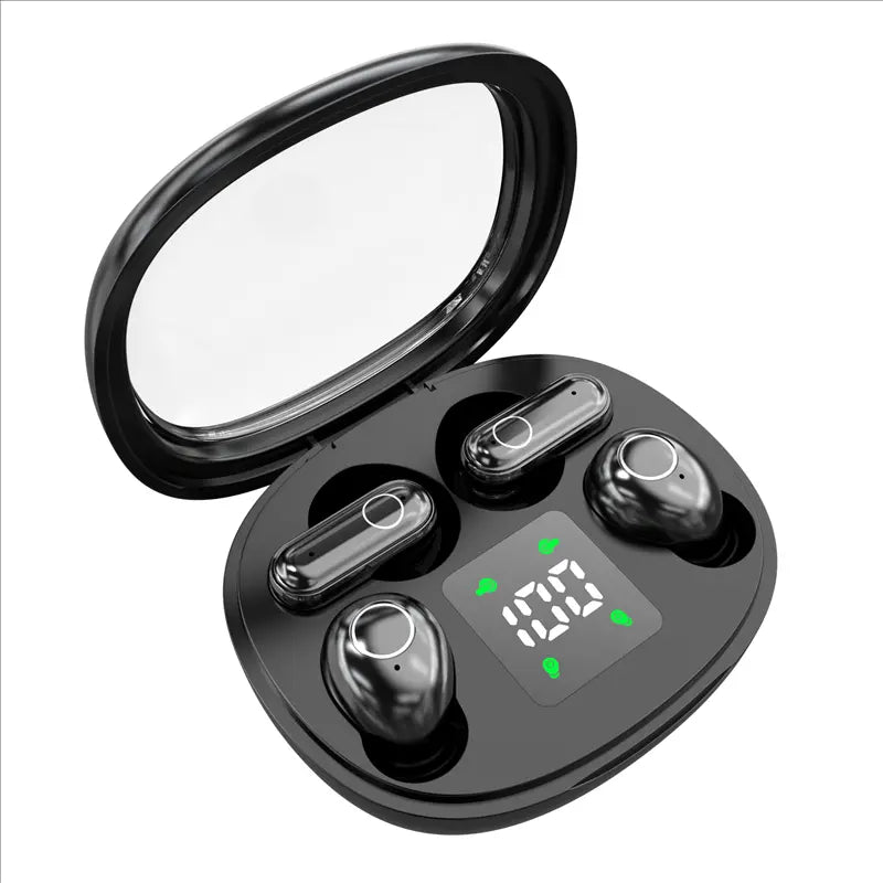 Ultra-Mini Invisible Wireless Earbuds - 2 Pairs in 1 Charging Case