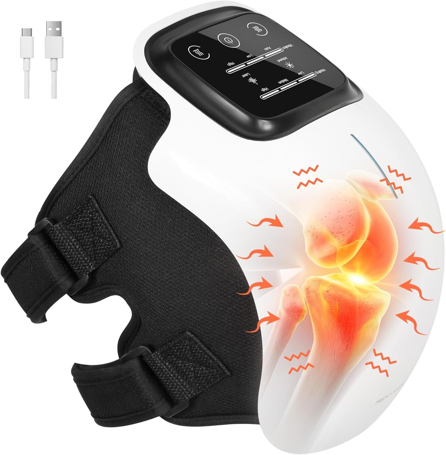 Professional Knee Therapy At Home — The Smart Heat & Vibration Massager For Instant Joint Relief. 🦵🔥