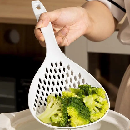 Ultra-Fast Draining Large Capacity Kitchen Colander Scoop Strainer