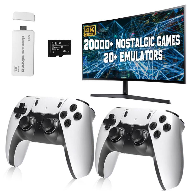 Tenlify - Nostalgia Stick Game Wireless Retro Game Console Upgrade Dual 2.4G Wireless Two Controllers