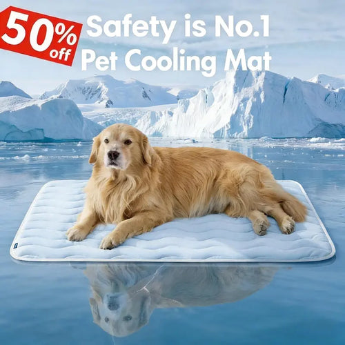 Instant Self-Cooling Pet Mat - Pressure-Activated Chill Pad for Dogs & Cats