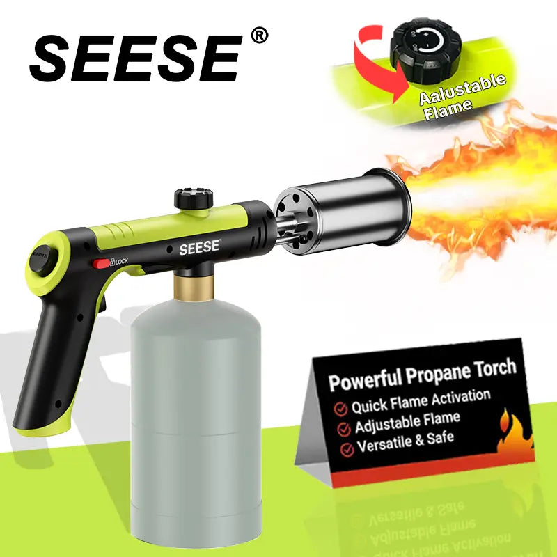 Instant One-Touch Ignition Powerful Propane Torch