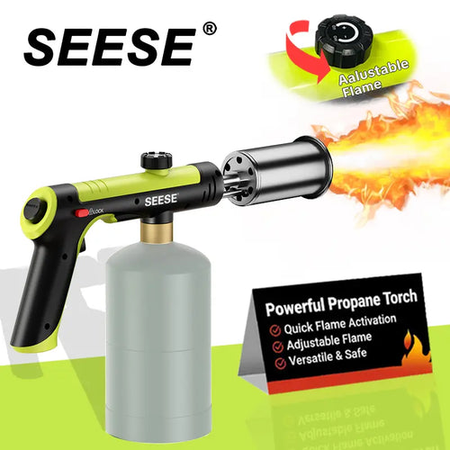 Instant One-Touch Ignition Powerful Propane Torch