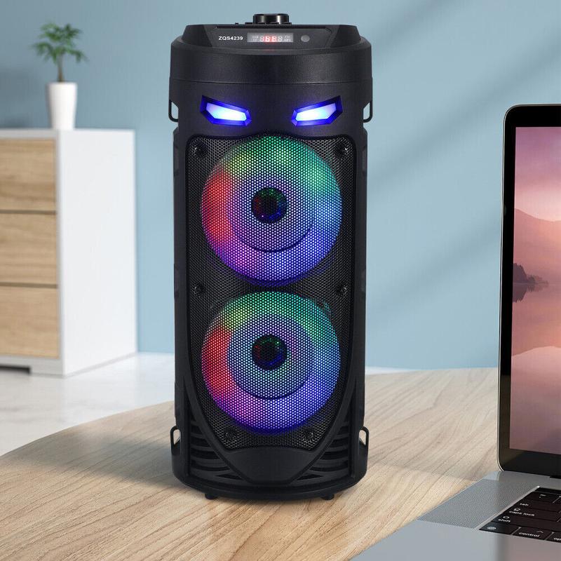 Ultra-Volume Bluetooth Party Speaker with Powerful Subwoofer & RGB Lights