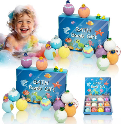 Fizzy Fun, Hidden Surprises: Premium Kids' Bath Bombs