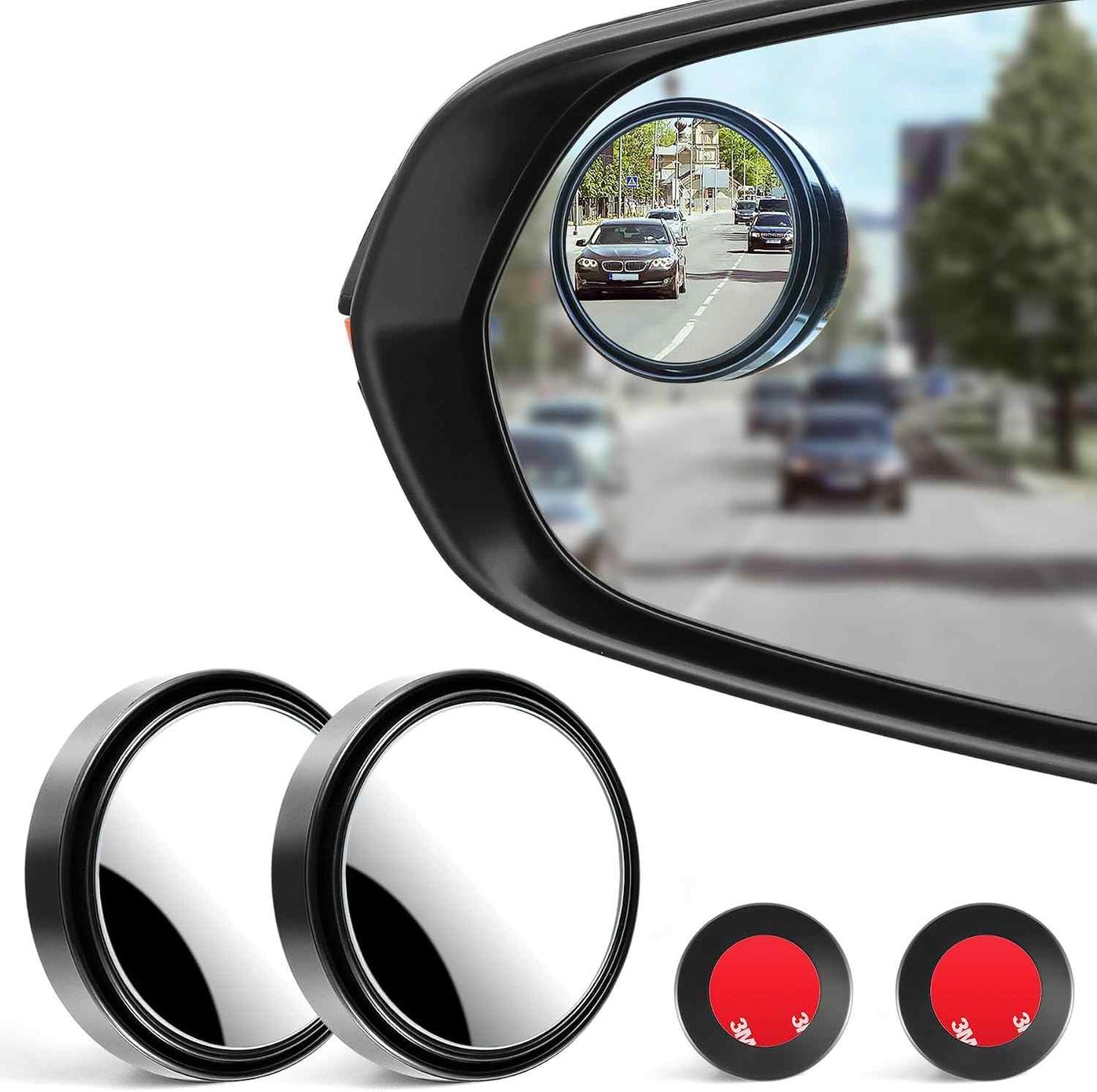 360° HD Blind Spot Mirrors: Drive & Park With Total Confidence