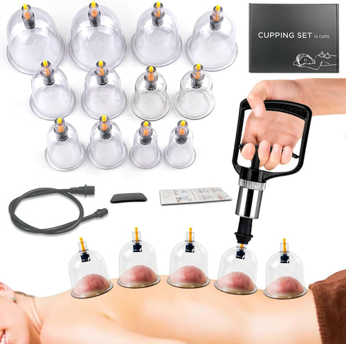 Relieve Muscle Pain and Sculpt Your Body With 12-Level Smart Electric Cupping Massager
