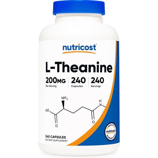 Master Your Calm: Nutricost Pure L-Theanine 200mg