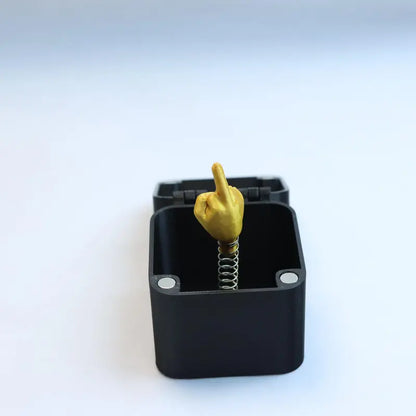 Hilarious Spring-Loaded Prank Middle Finger Gift Box