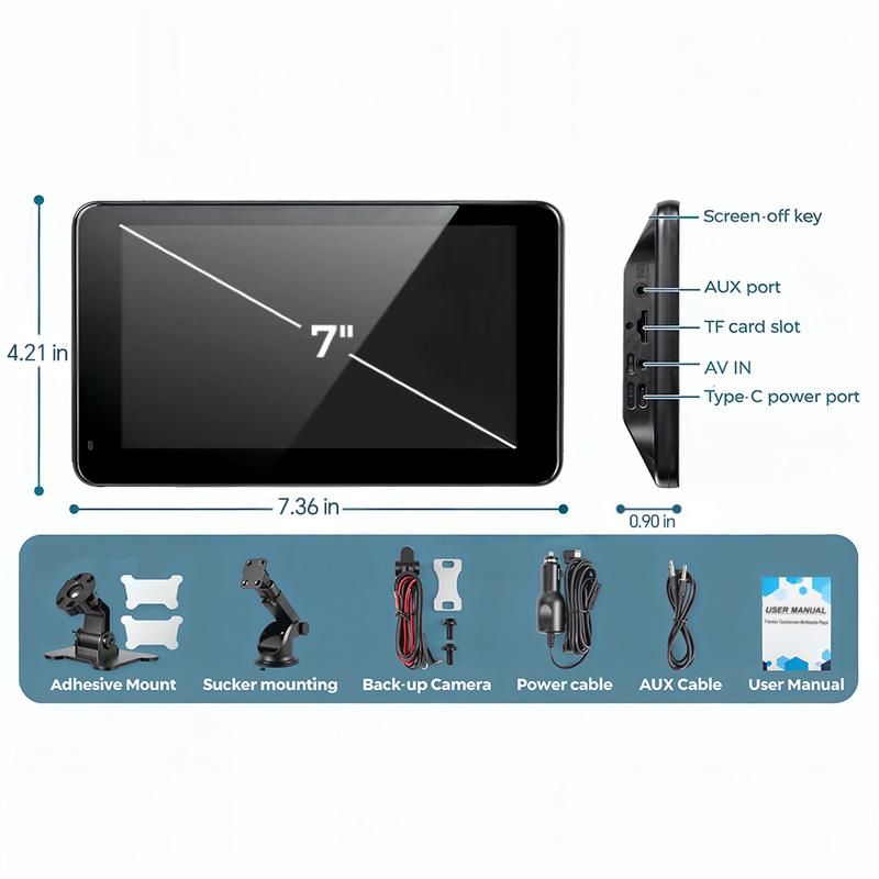 2026 Upgraded Wireless CarPlay Screen for Andriod & Iphone