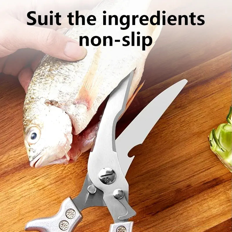 Heavy Duty Stainless Steel Kitchen Poultry Shears for Bone & Meat