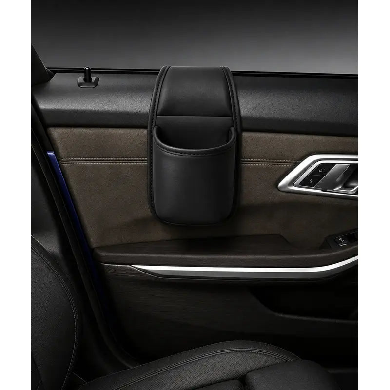 Car Door Hanging Cup Holder & Storage Pocket