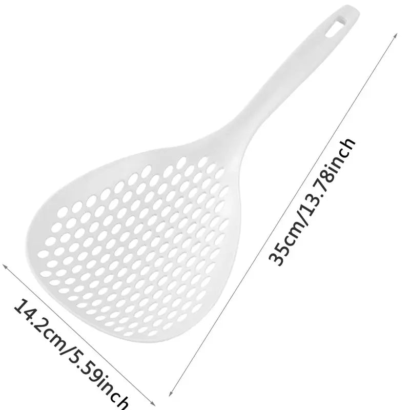 Ultra-Fast Draining Large Capacity Kitchen Colander Scoop Strainer