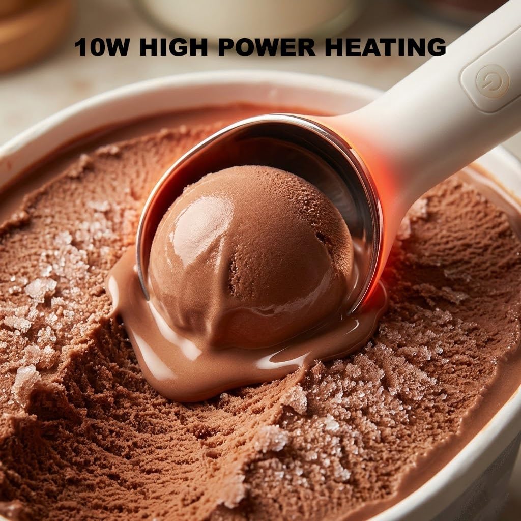 Effortlessly Scoop Hard Frozen Ice Cream With Smart Heated Technology